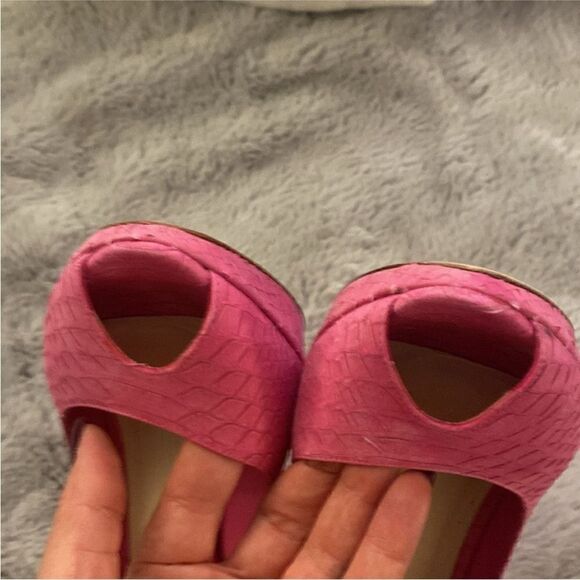 Dior Pink Peep-Toe Heels, US8 - Picture 7 of 11